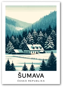 Šumava - Česko, Zima