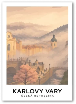 Karlovy Vary - Česko, Jarní mlha