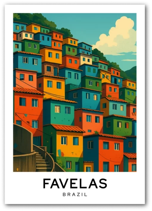 Favelas - Brazil, Brazílie