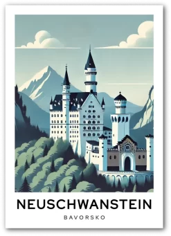 Neuschwanstein - Bavorsko