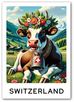 Switzerland - Švýcarsko, Kráva