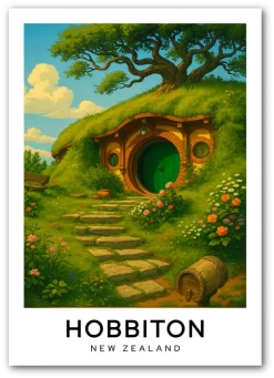 Hobbiton - New Zealand,Nový Zéland
