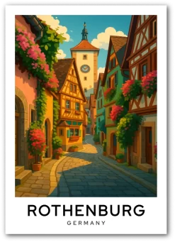 Rothenburg ob der Tauber - Germany, Německo
